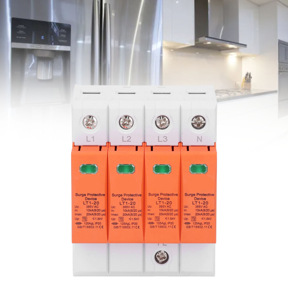 385Vac 10-20Ka 4P Low Voltage Surge Protector, Ip20 7681333971194