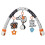 Modello: PlushArch 68 cm/26,7 in, 565 g, Nero/Bianco 1