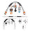 Modello: PlushArch 68 cm/26,7 in, 565 g, Nero/Bianco 12