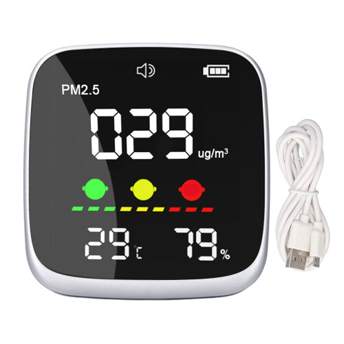 Luftqualität PM2,5 0-999 µg/m³, 1600 mAh portabel 1