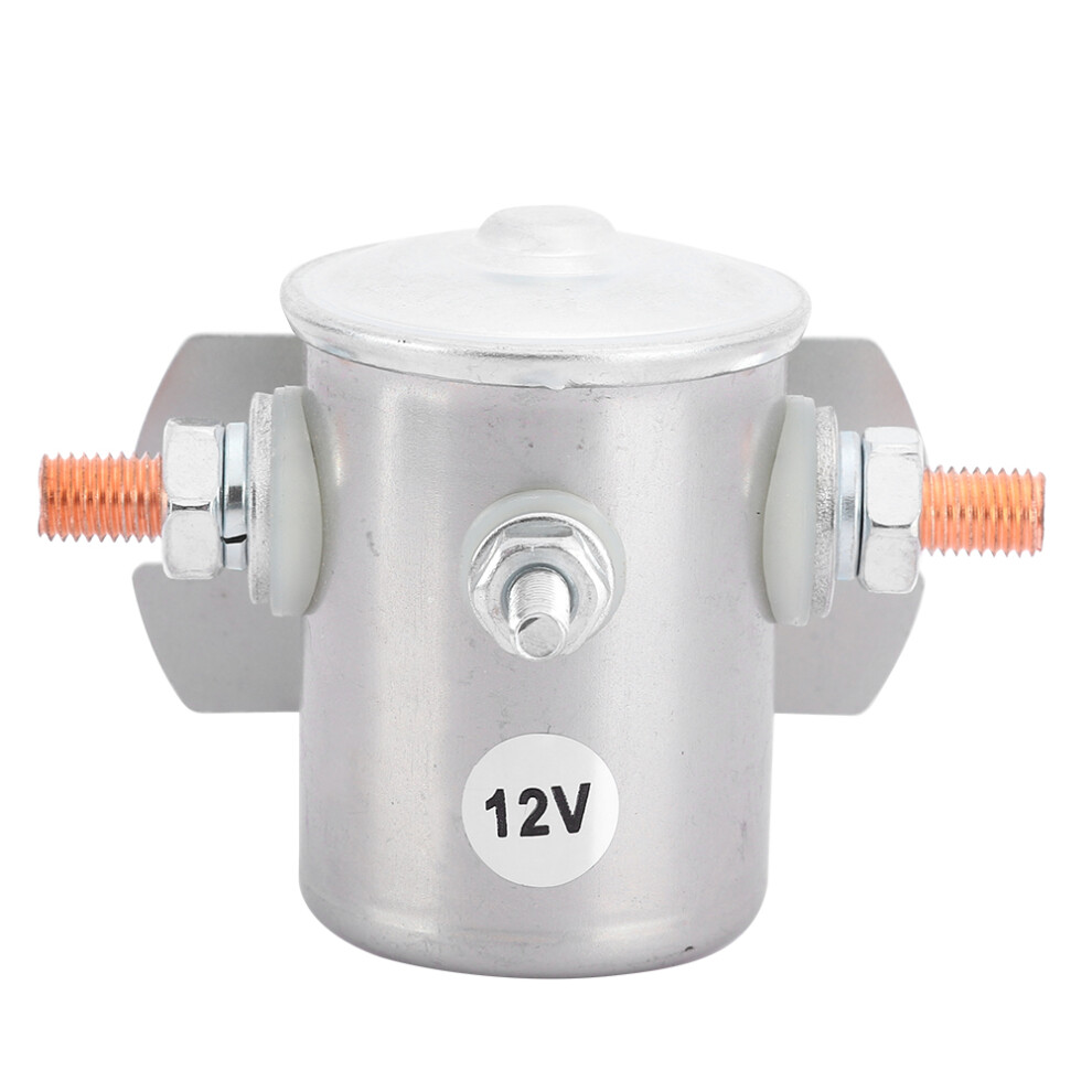 Durable 12V 200A 3-Terminal Solenoid Relay For Winch Sas4208saw4226 Silver 8751333974477