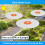 Pflanzen-Sonnenschirm - Kunststoff, 330 g, Garten 5