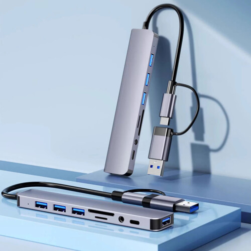 USB-C tragbare externe Festplatte 2 TB schlankes Design Silber 2