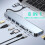 USB-C tragbare externe Festplatte 2 TB schlankes Design Silber 11