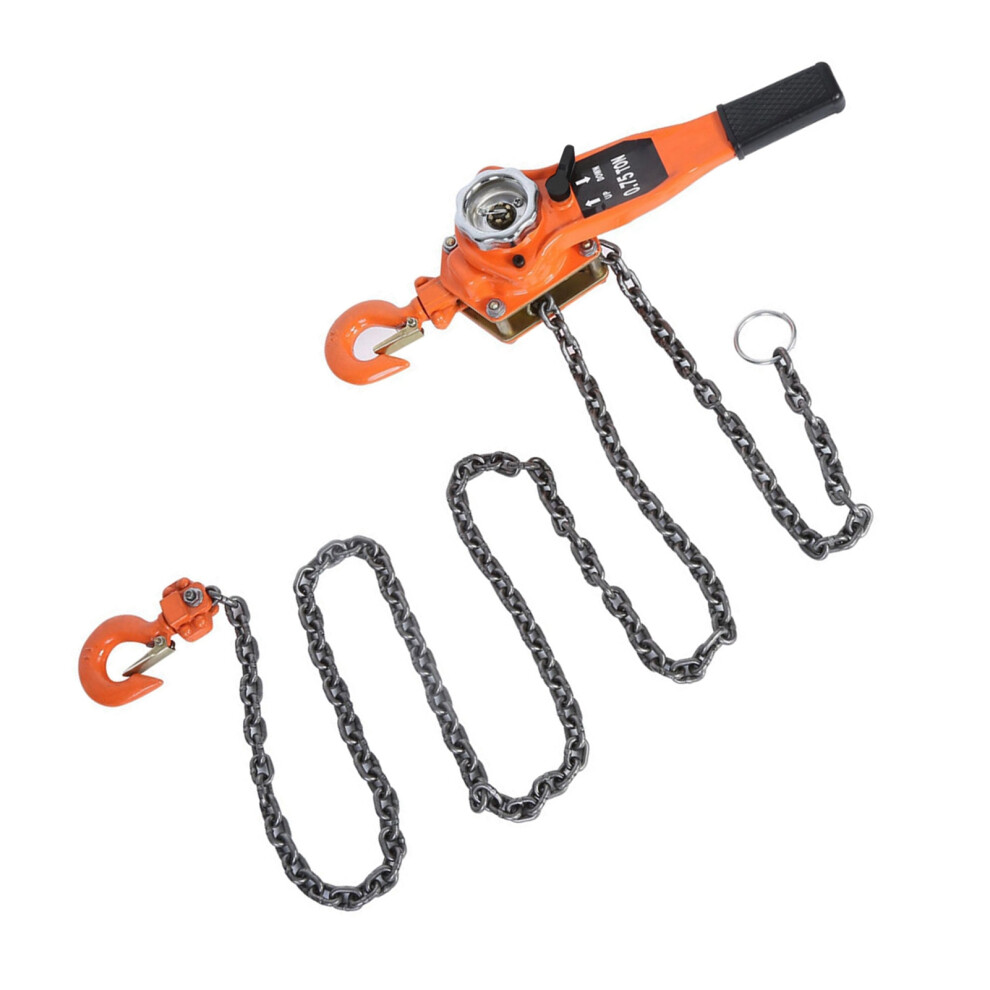 0.75t Orange Chain Block Hoist Ratchet Pulley 3m Lifting Machinery-image-OPC-PJCP5ZK-NEW