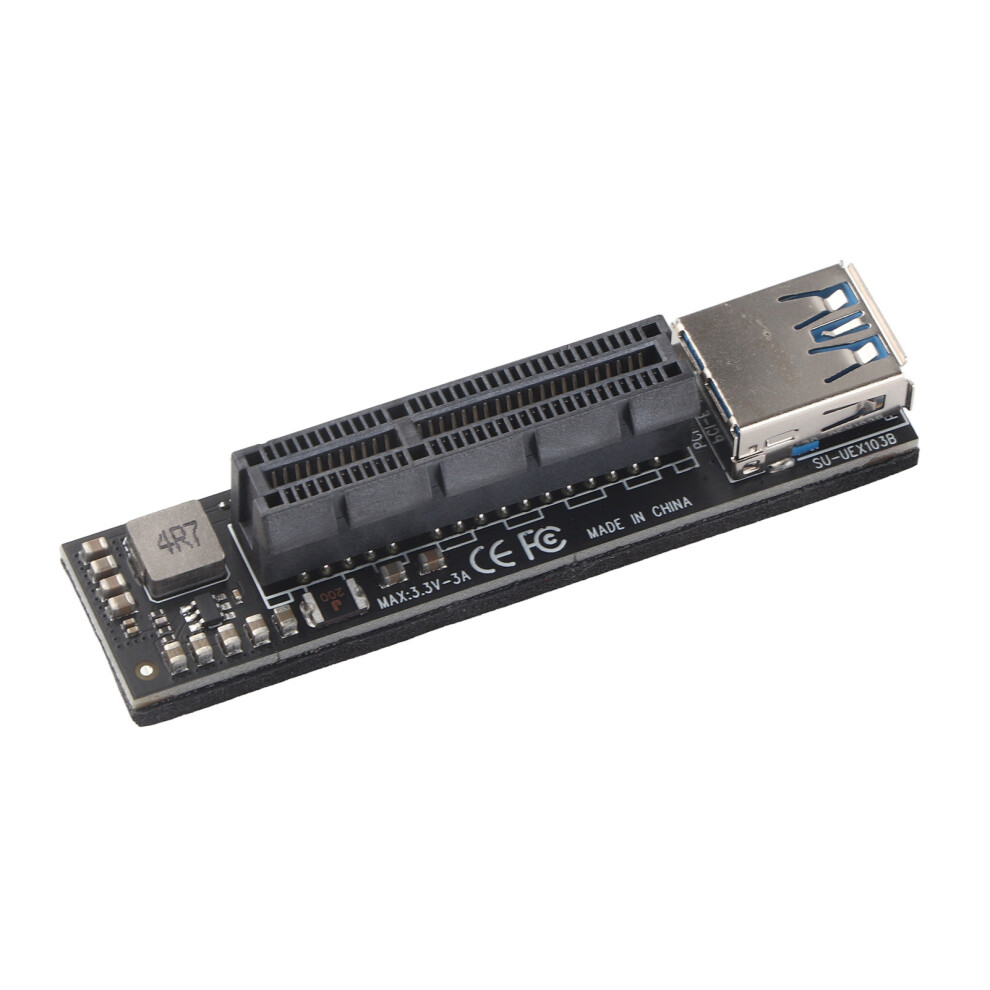 PciâE X1 Extension Cable, Abs PciâE 4X Transfer Computer Accessories Black 6951333980061