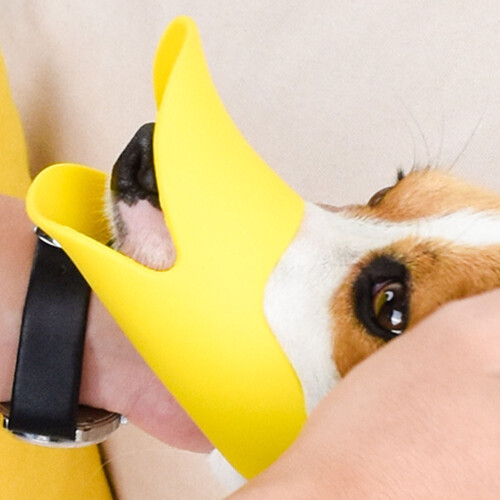 Multipurpose Dog Muzzle - Durable Plastic Safe & Comfortable Pet Mouth Cover 2