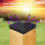 10 Pack 102x102mm UV Water-Proof Plastic Fence Post Caps 6