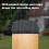 10 Pack 102x102mm UV Water-Proof Plastic Fence Post Caps 5