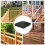 10 Pack 102x102mm UV Water-Proof Plastic Fence Post Caps 4