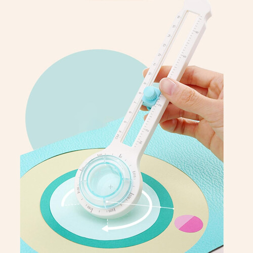 Double-Sided Paper Trimmer With Detachable Cutting Head, Adjustable Round Cutter For Scrapbooking 1