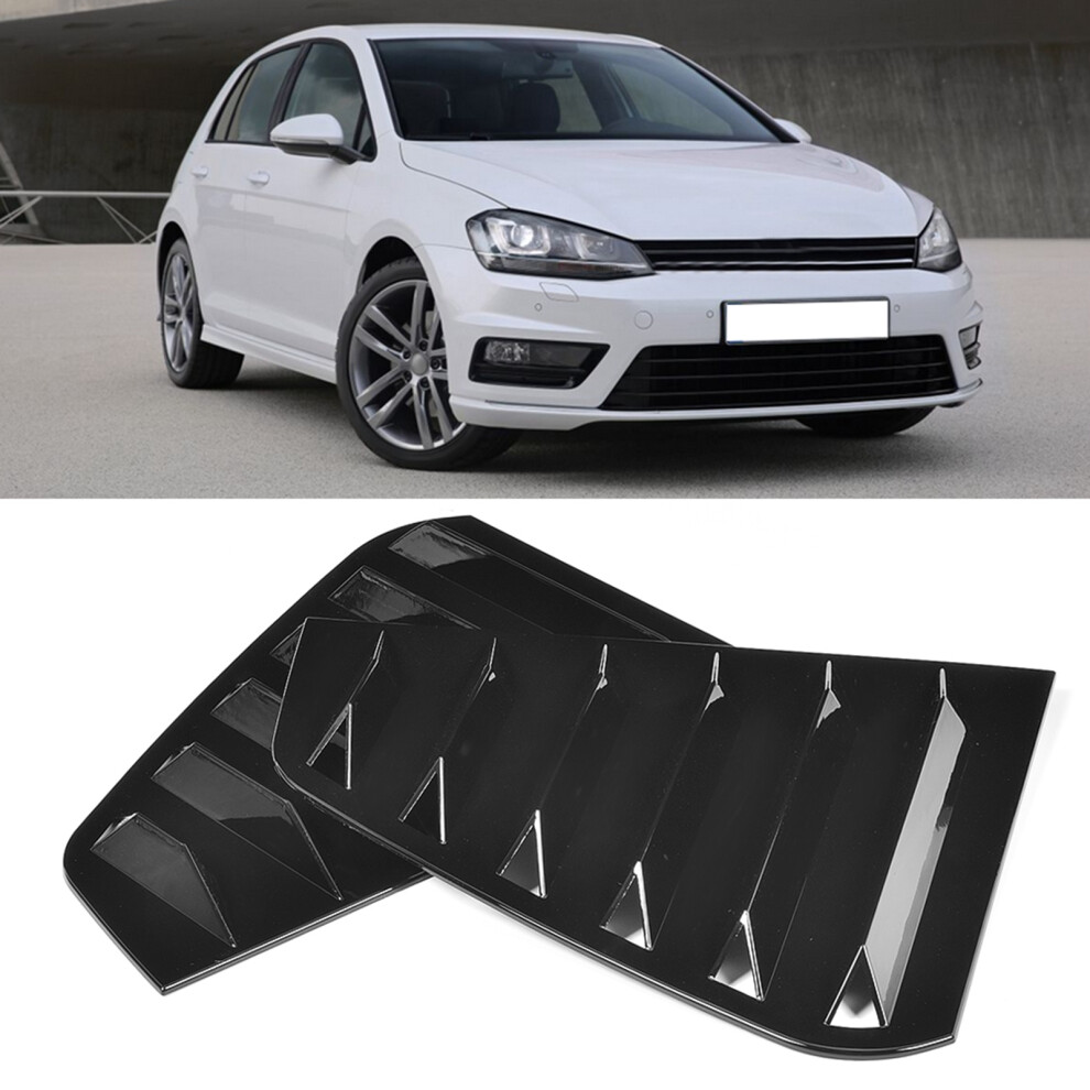 Glossy Side Window Louvers For R Mk7/Mk7.5 2013-2020 - Abs Vent Trim Black 7691333982397