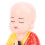 Funny Solar Little Monk Nodding Figurine, Light Sensor, 7.5cm Red 13