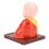Funny Solar Little Monk Nodding Figurine, Light Sensor, 7.5cm Red 10