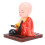 Funny Solar Little Monk Nodding Figurine, Light Sensor, 7.5cm Red 16