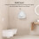TY 89x86x58mm Bianco Zigbee Radar-PIR Sensore 2xAA 5
