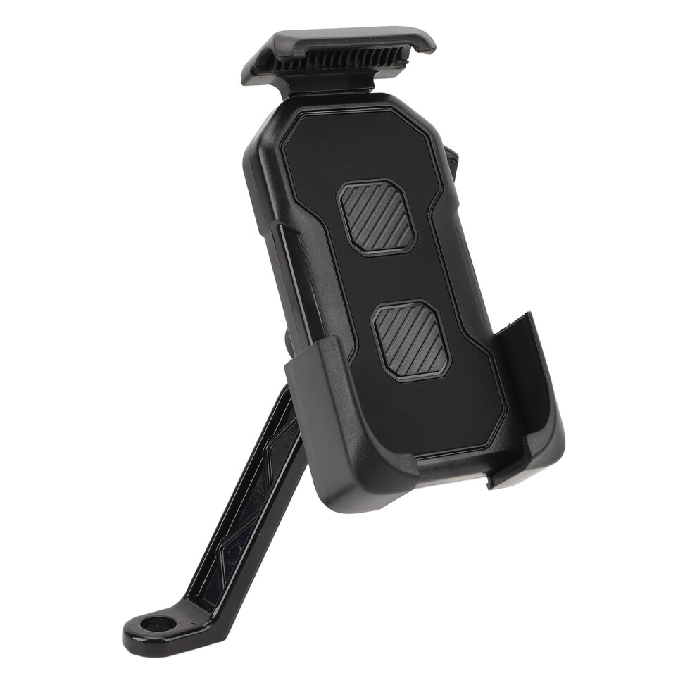 Shock Absorption Bike Phone Mount Abs Universal Motorcycle Holder Black 8451333987001