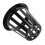 50Pcs Hydroponic Plant Growing Basket Mesh Pots 3.5cm Black 8