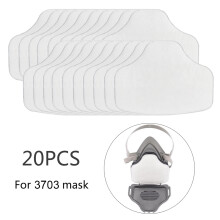 3700 Respirator Cotton Filters 20pcs for Welding Grinding Casting