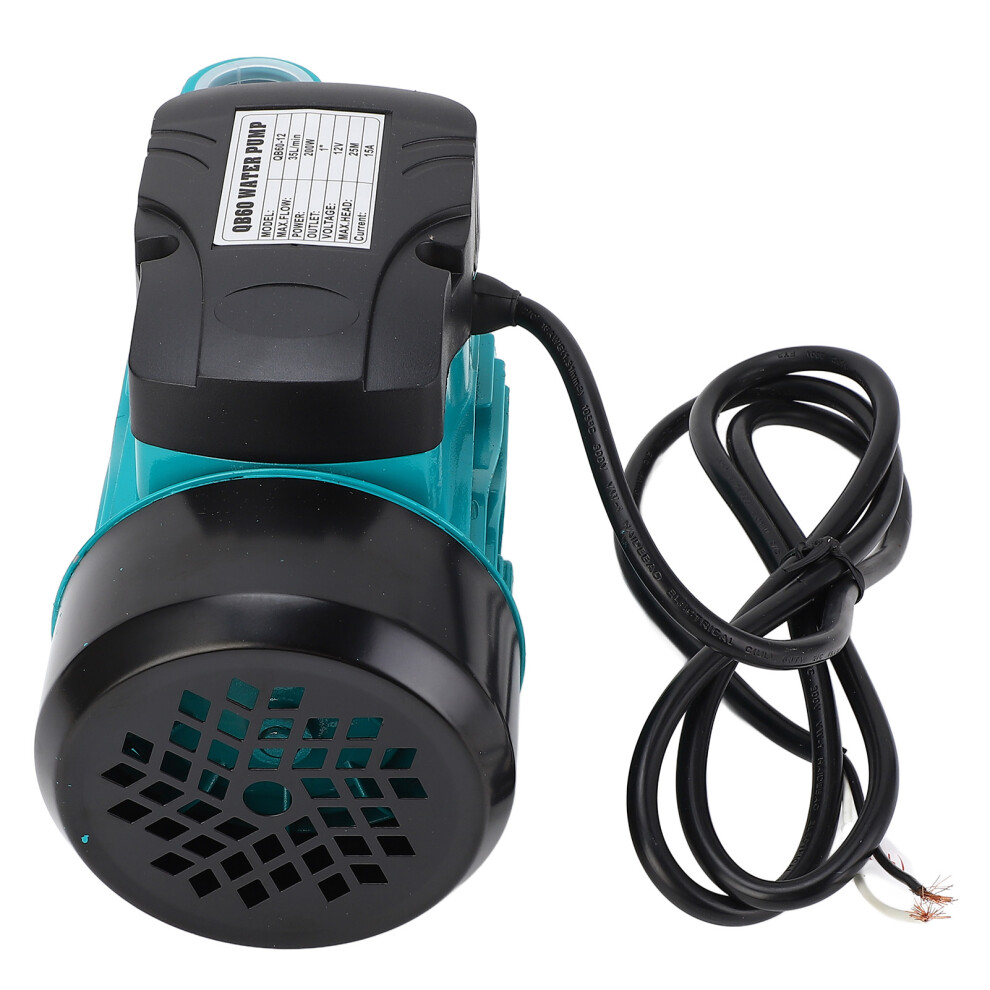 Efficient Solar Dc Vortex Pump 200W 35Lpm 25M Lift Compact Design 7891333989840