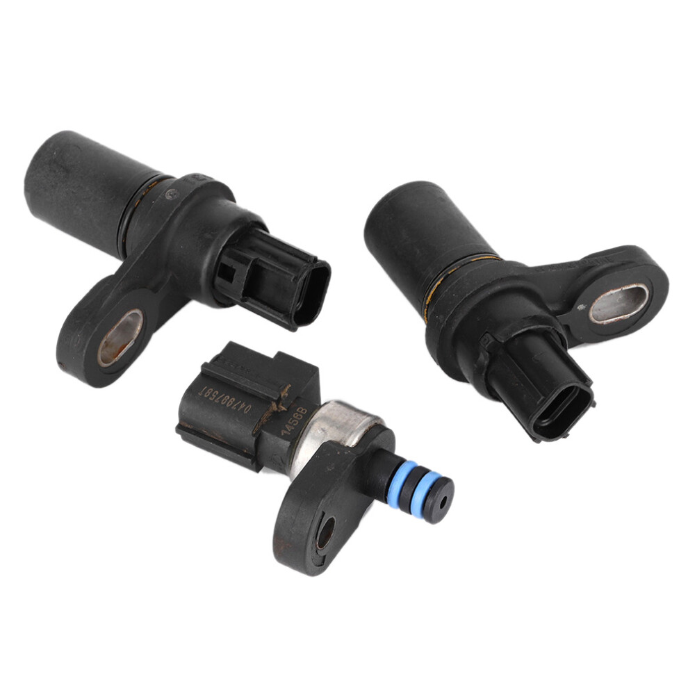 3Pcs Pressure Transducer Sensor Kit For Chrysler Dodge Jeep Aluminum Black 9351333990423