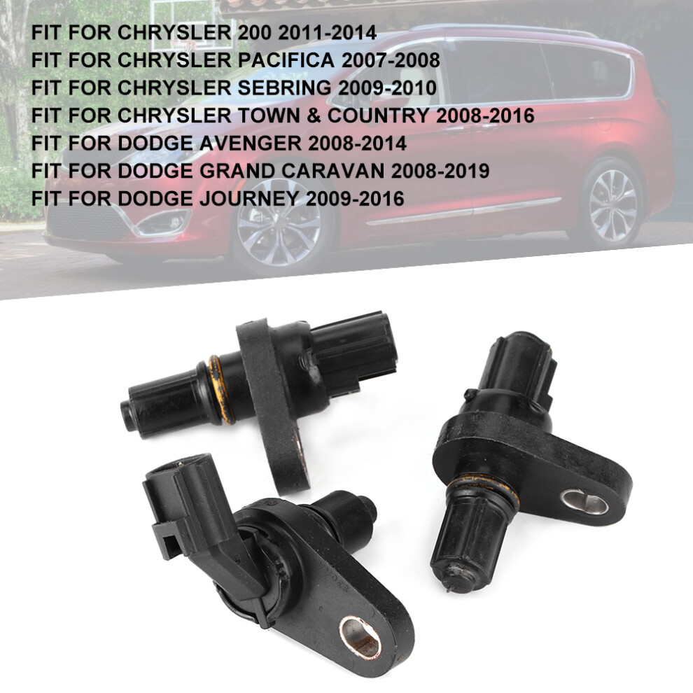 3Pcs Transmission Sensor Set For Chrysler Dodge 62Te 107958 Oem 7891333990457