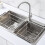 Stainless Steel Sink Drain Basket Expandable Dish Drying Rack 9