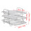 Sturdy 3-Layer Fryer & Dehydrator Rack - Rustproof 304 Stainless 2