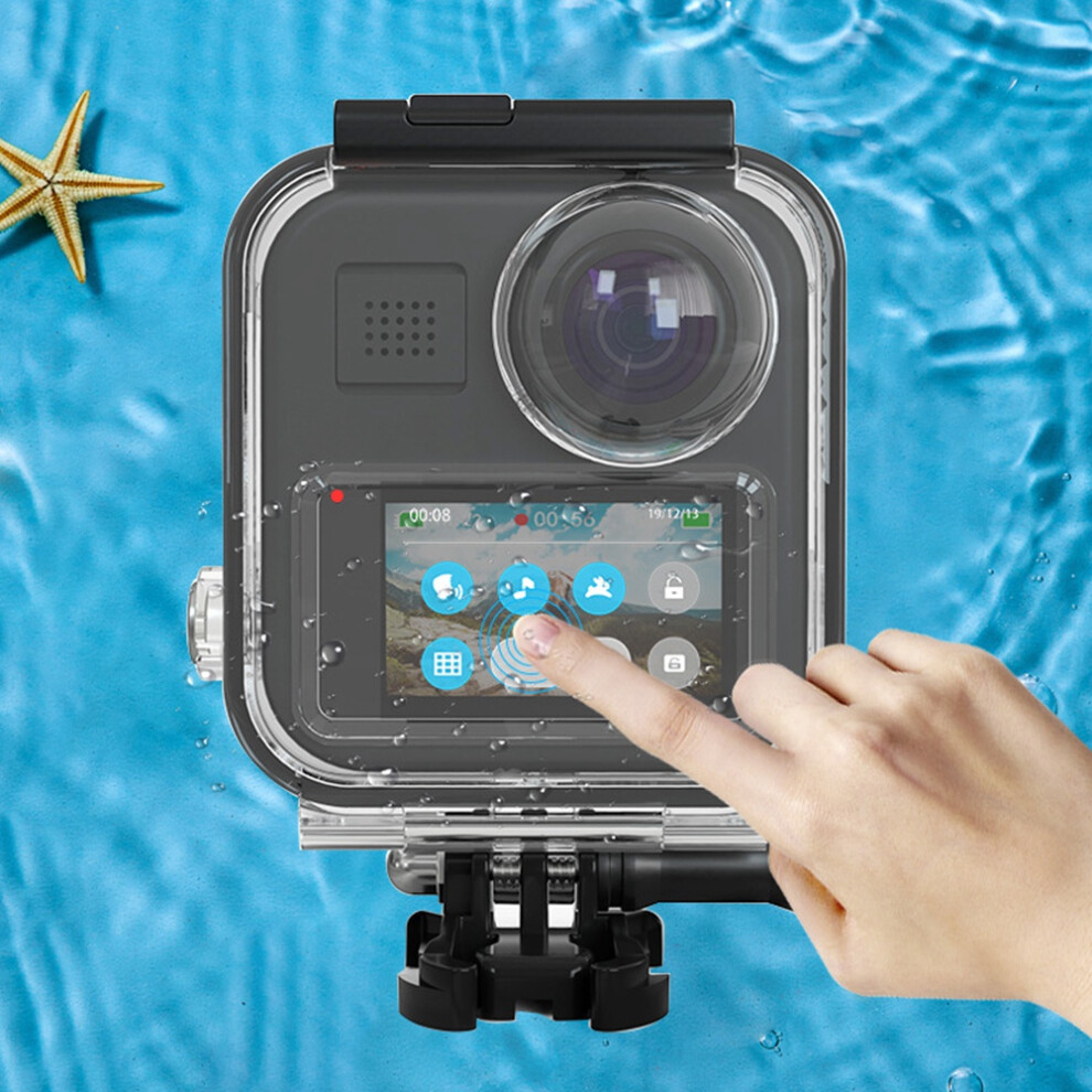 Diving Accessory Waterproof Cover For 20M Depth Action Camera With Touch Screen 7651333993311