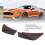 Frontstoßstange Eck-Winglet Paar ABS Lip-Splitter 6