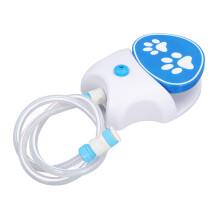 Dispenser d'acqua per animali domestici all'aperto fontana automatica per cani azionata col piede 2 L con tubo