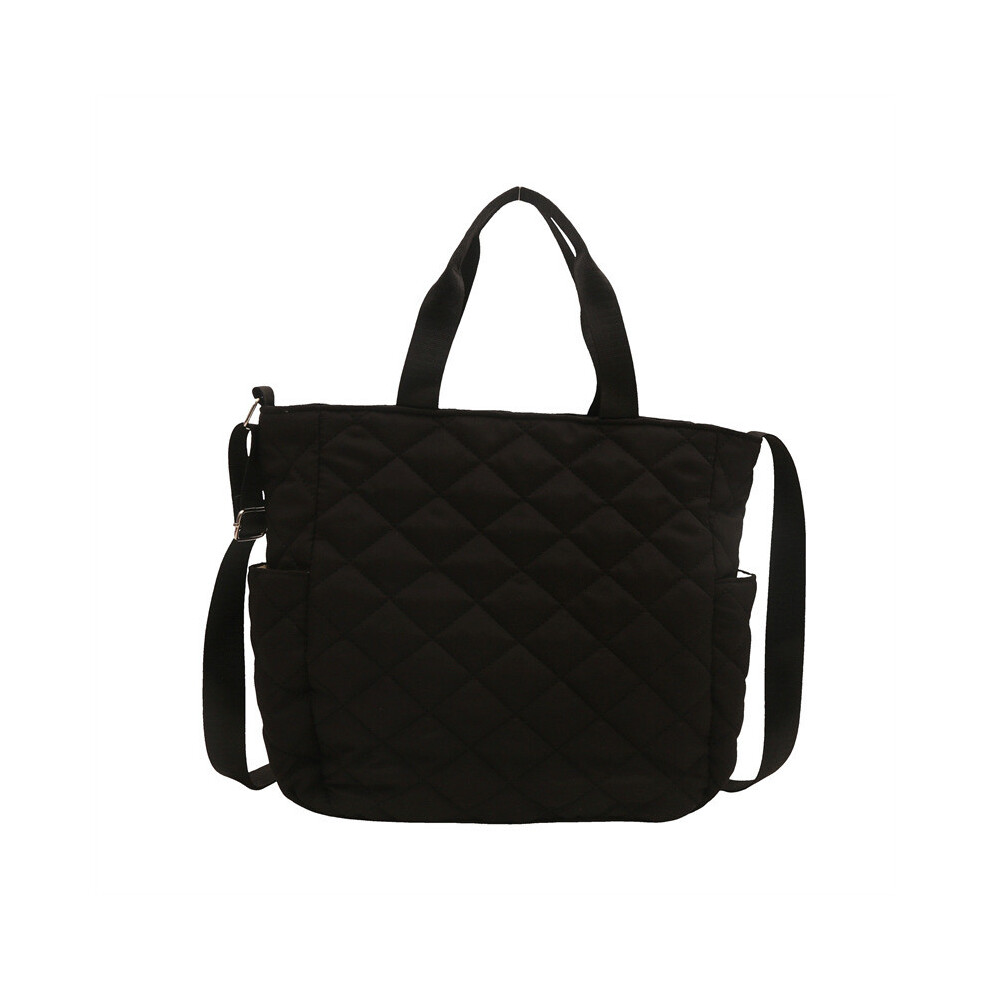(Black) Tote Modern Large Bag For Women Perfect For Everyday Use With Stylish Pattern And Fit Comfortable