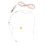 Casque-micro à oreille unique 2,01 po, câble de 46,45 po 3