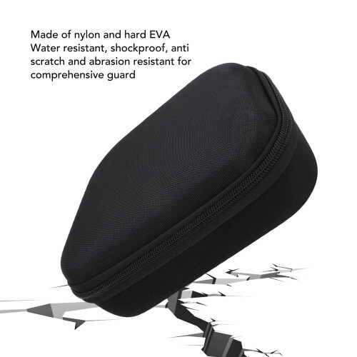 Custodia rigida da viaggio per Switch Pro, EVA in nylon, nera 2