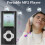 Lecteur MP3/MP4 16 Go, écran couleur 1,8 pouces, slim 4