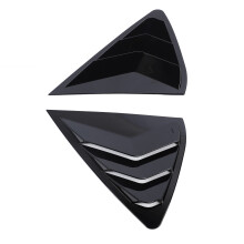 Glossy Black 2PCS Rear Window Louvers for X6 F16 2015-2019
