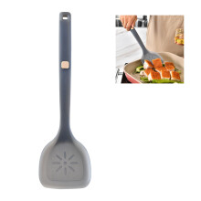 Spatola forata in silicone 93x365mm 220g grigio fumé