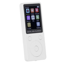 Lecteur MP3 MP4 16 Go inclus 1,8 pouces blanc BT5.0