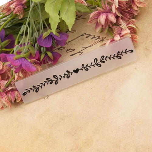 Vine Embossing Stencil For Scrapbooking, Photo Albums, Card Making, Craft Projects 1