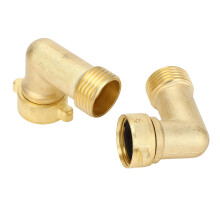 Adattatore a gomito per tubo dell'acqua per RV 90+90 ABS/metallo