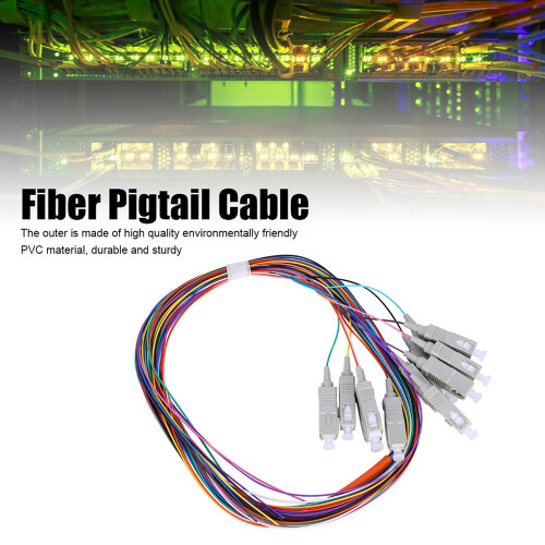 Faser-Pigtail-Kabel Multimode Träger-Level 12-polig SC/UPC 62,5/125 PVC-Gehäuse 2