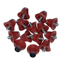 Football Boot Spikes 14 Spikes M5 Thread Lawn Non-Slip Durable Athletics Rugby Cleats Red