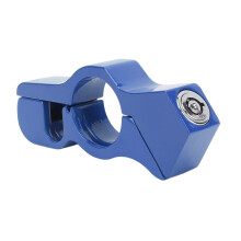Blocco del manubrio in lega di alluminio blu per motocicletta