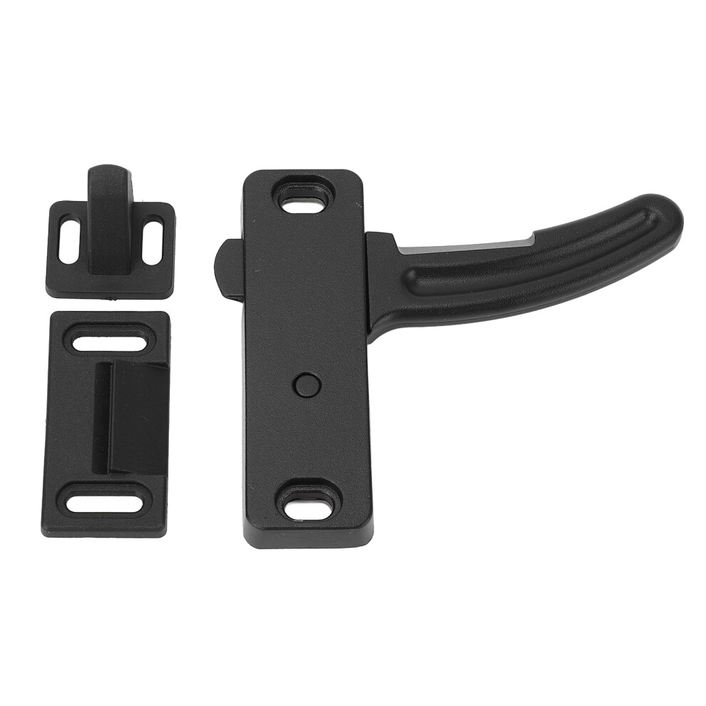 Universal Black Screen Door Latch Kit For Rvs Motorhomes And Travel Trailers 8071334005797