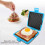 Blaues Mikrowellen-Toast-Sandwich-Maker 18,03 Unzen 4