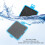 Blaues Mikrowellen-Toast-Sandwich-Maker 18,03 Unzen 5