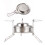 Mini réchaud de randonnée 120ml, 17x10cm, inox 13