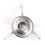 Mini réchaud de randonnée 120ml, 17x10cm, inox 6