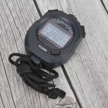 3860 ABS Elektronischer Sport-Stopwatch, 82x62mm, Multi-Funktion