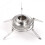Mini réchaud de randonnée 120ml, 17x10cm, inox 9